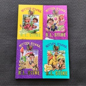 R. L. Stine Rotten School Hardcover Book 3 9 15 16 Goosebumps Fear Street